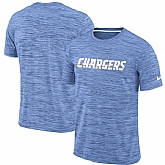 Men's Los Angeles Chargers Nike Blue Velocity Performance T-Shirt,baseball caps,new era cap wholesale,wholesale hats